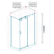 1000 x 800 Aquafloe Elite ll 8mm Sliding Shower Enclosure