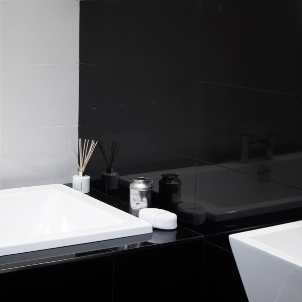 Absolute Black Polished Porcelain Wall/Floor Tile