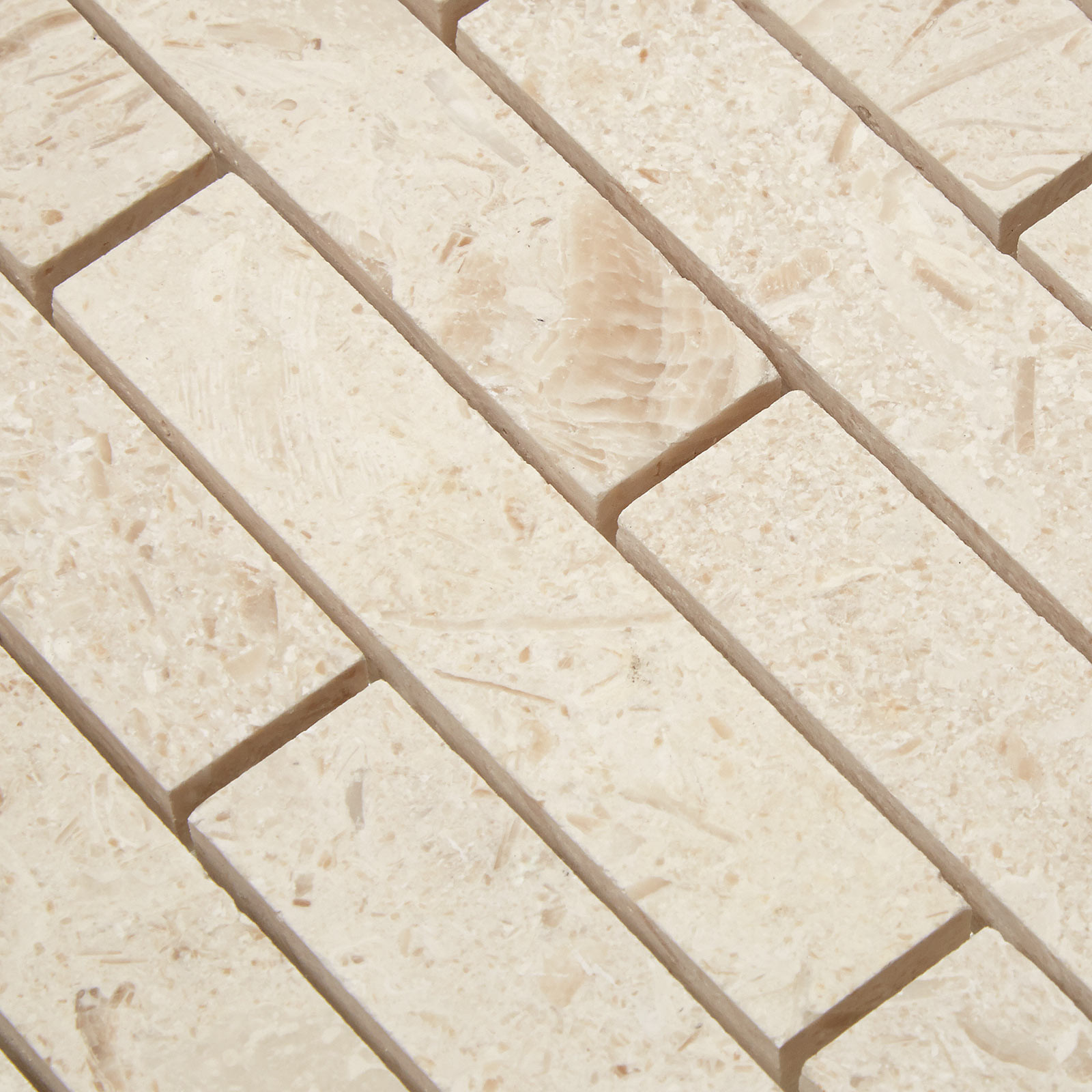 Irish Cream Honed Marble Mosaic