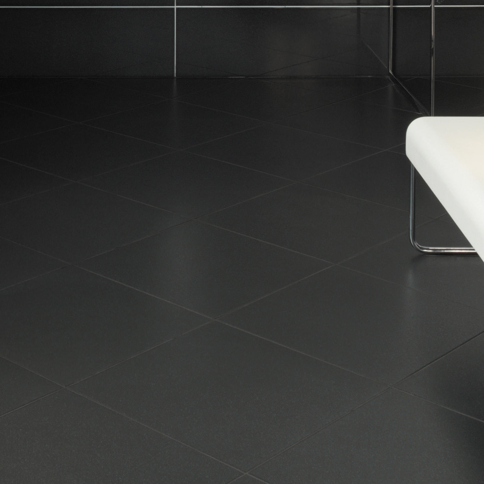 Rays Black Wall Floor Tile