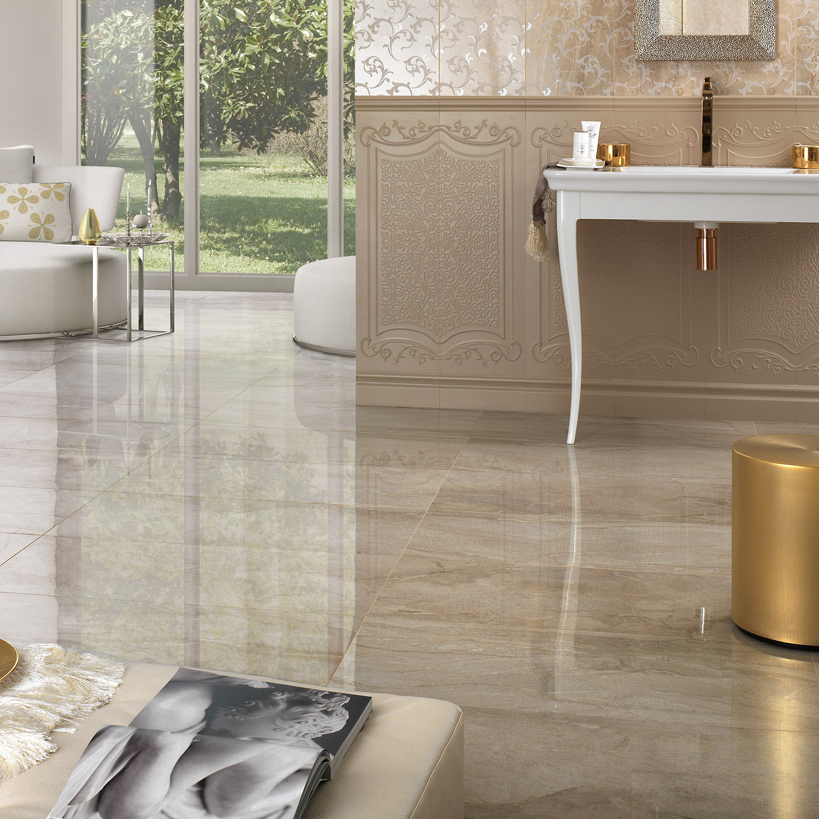 Marmi Daino Reale Rectified Floor Tile