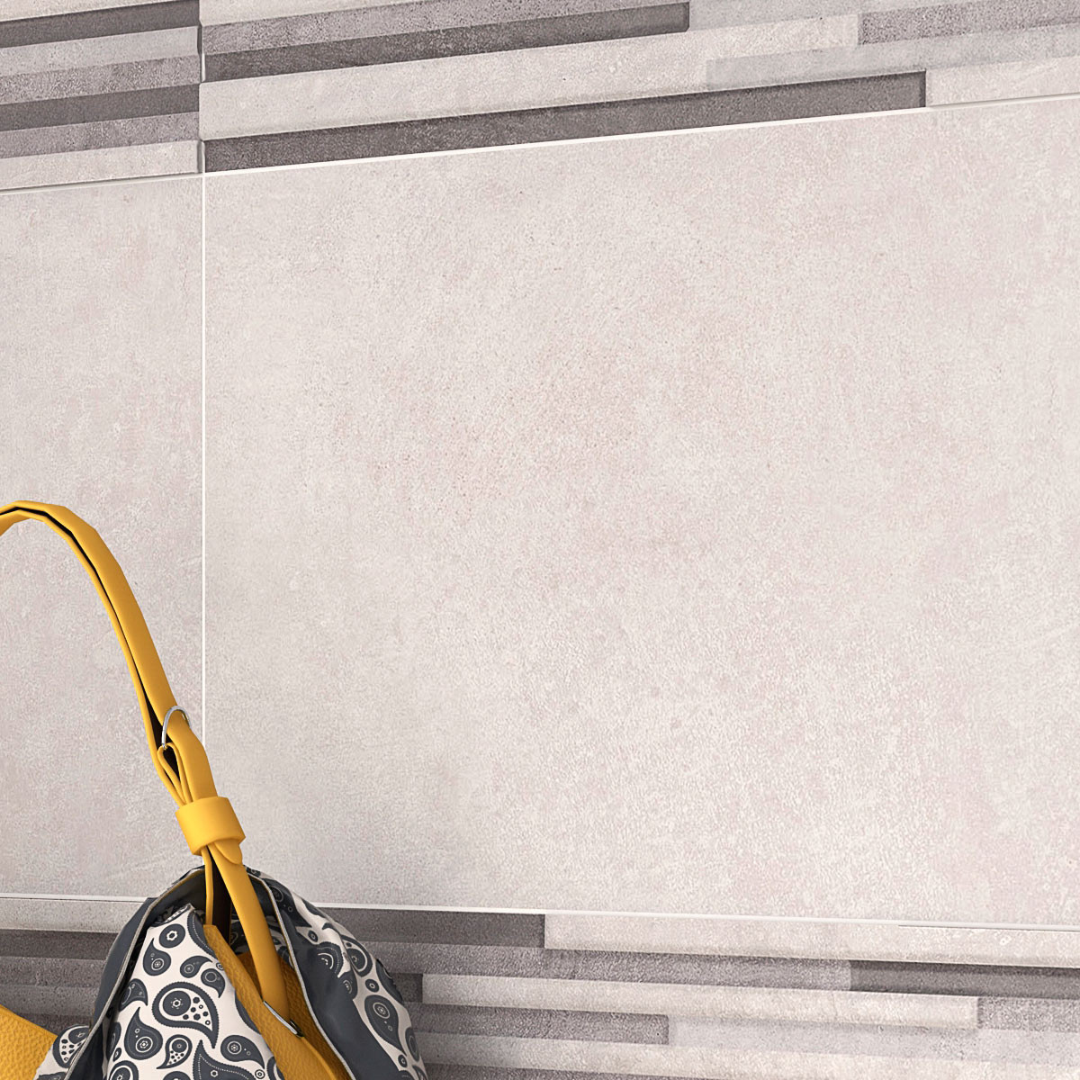 Foster White Glazed Porcelain Wall/Floor Tile