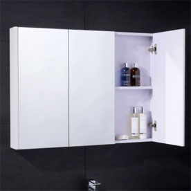 3 Door Mirrored Cabinets