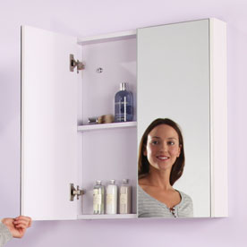 Mirrored Bathroom Cabinets