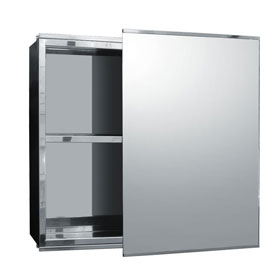 Stainless Steel Mirrored Cabinets