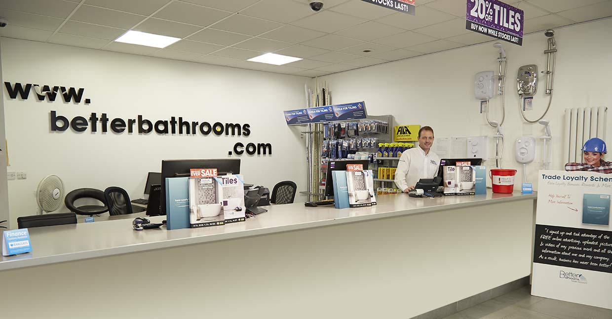 Better Bathrooms Leigh Customer and Trade Counter